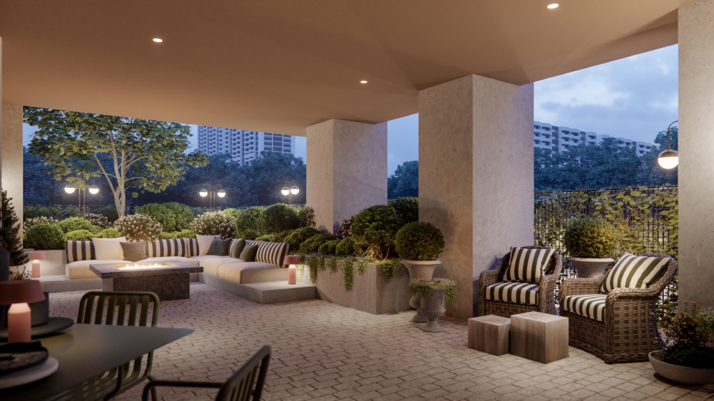 Raglan House - Amenity Terrace with Park-min